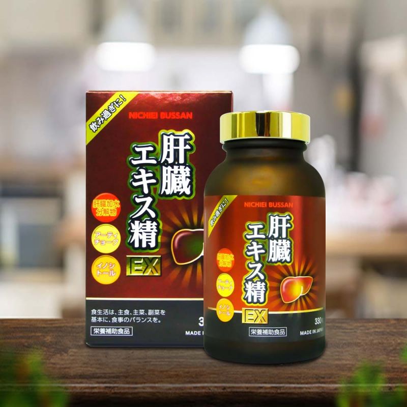 Viên uống hỗ trợ giải độc gan Nichiei Bussan Liver Extract Sperm EX 